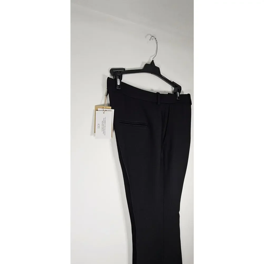 Michael Kors‎ Haylee Double Crepe Sablé Flared Women Trousers  Size 12